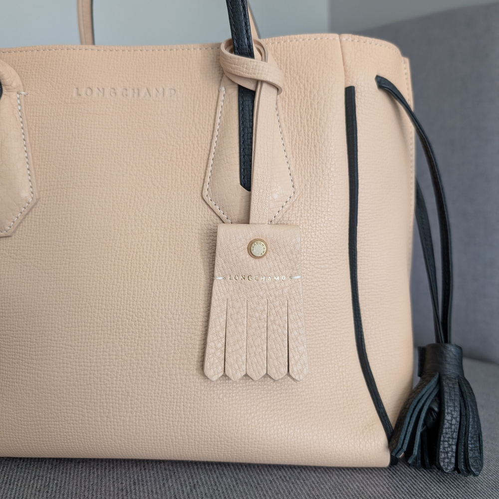 Longchamp Small Penelope Leather Tote Bag - Picture 6 of 10